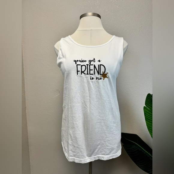 Disney Toy Story Woody Muscle Tank - Size L - Picture 1 of 4